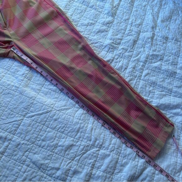 Maeve by Anthropologie Tapered Pink Plaid Pants 8 - Picture 8 of 10